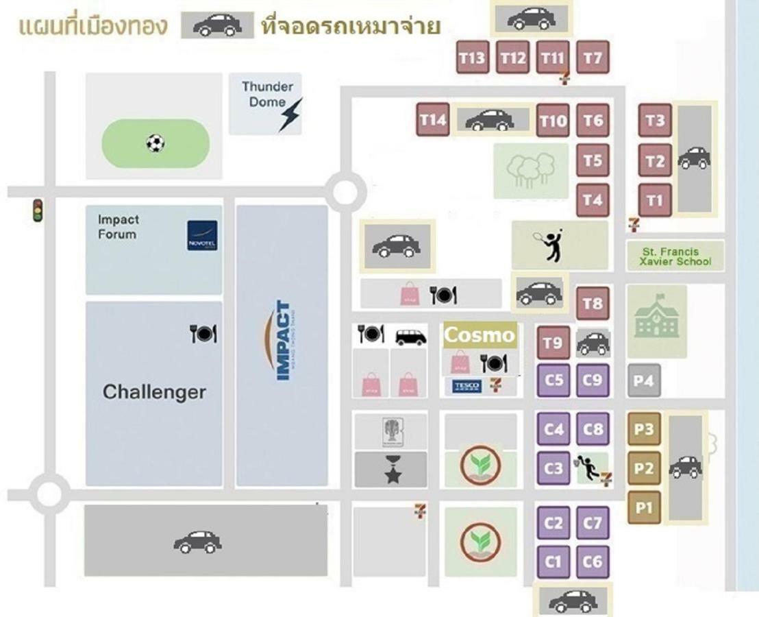 Popular Condo C4 Nonthaburi Exterior foto